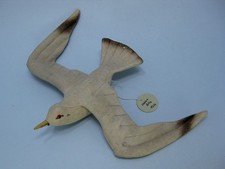 Steiff Fliegende Möwe Art.-No. 6110 Filz Archiv-Marke 1914 Rassel MUSTER neu TOP