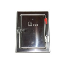 Kamintür verzinkt 14x20 cm