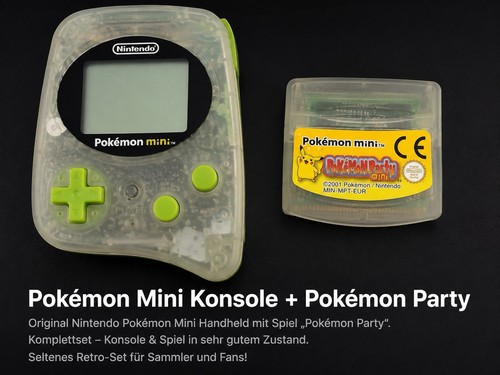 Nintendo pokémon mini - pokémon,