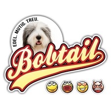 Auto Aufkleber BOBTAIL OLD