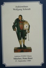 AUKTIONSKATALOG UHREN 1989 ca. 470 Pos. reich bebildert SCHMIDT MÜNCHEN