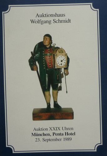 Auktionskatalog uhren 1989 - uhren, ca