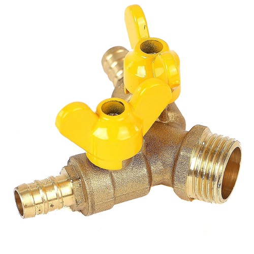 Wege verteiler mit - y-verteiler, 1/2"