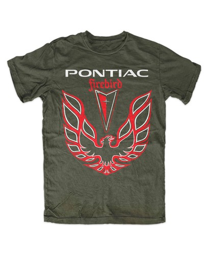 Firebird shirt oliv logo - oliv,