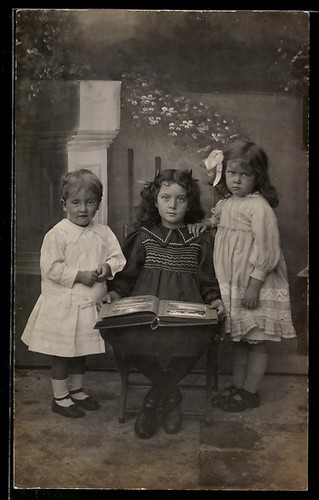 Foto drei kinder mit einem - kinder,