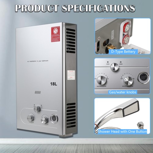 12l lpg tankless gas - tankless, water