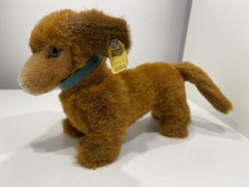 Steiff Tier 4142/12 Hund Dackel 13 x 18 cm. Top Zustand   