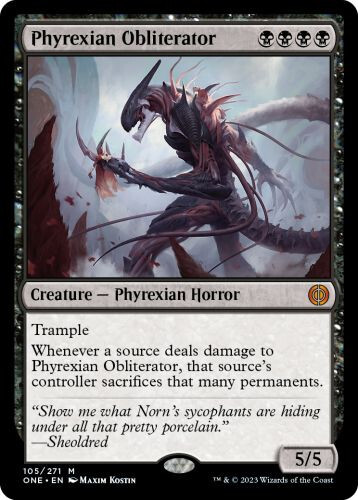 Phyrexian obliterator - phyrexian,