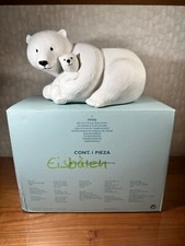 Partylite Kerzenhalter Eisbär Mama mit Baby Bär P9990 neu in OVP