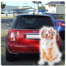 Border Collie Auto Aufkleber Hundeaufkleber Pfoten Sticker Digitaldruck DA301