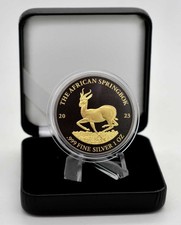 1 oz Silber Gabun Springbock 2023 Silber Enigma Edition 1000 Francs Lagerräumung