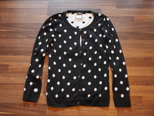 Strickjacke punkte polka - strickjacke,, punkte,