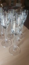 6x Gläser Gosch Sylt Aalborg Jubilaeumsakvavit Dänemark Stielgläser wie neu 2cl