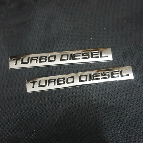 2pcs turbo diesel chrome - turbo,