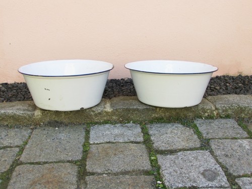 Alte rund emailwanne - alte,