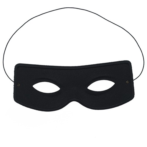 Schwarze banditen maske - maske, /
