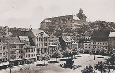 AK Weissenfels, Schloß mit Markt, ungelaufen 1928