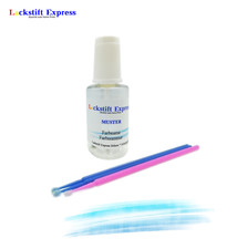 Lackstift: hellblau seidenmatt mit 20ml , 2 in 1 Lack + Grundierung 