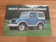 DAIHATSU Wildcat Supersport Ausführung - PROSPEKTBLATT (70/80iger)