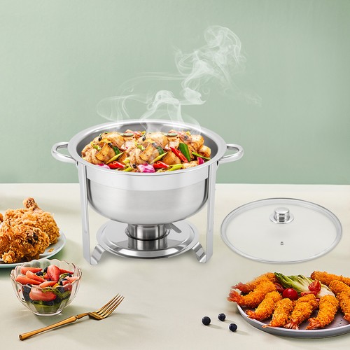 Runde chafing dish set - chafing, runder