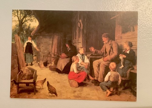 Postkarte der großvater - der,