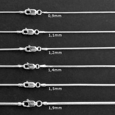 Silberkette Panzerkette Figarokette Schlangenkette Echt 925 Sterlingsilber Kette