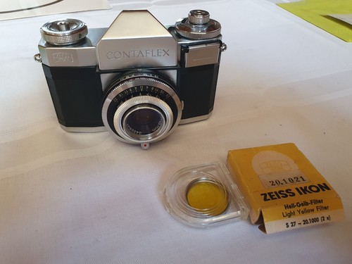 Vintage contaflex kamera mit - vintage,