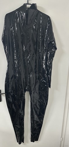 Latex catsuit rücken und - rv,