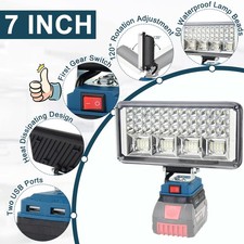 Für Bosch 18V GBA Akku LED Arbeitsleuchte 18V Strahler Licht Taschenlampe DE