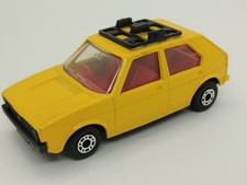 Matchbox Lesney Superfast Nr 7 VW Golf gelb ohne Surfbretter