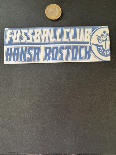 Hansa rostock aufkleber - rostock,