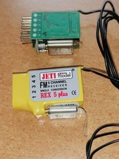 2x  Jeti Rex 5 Plus Empfänger 35 MHZ A-Band 8,5 Gramm  (4)