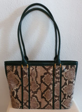 Goldpfeil Damen-Handtasche aus echten Schlangenleder (Python)-NEU und UNBENUTZT 