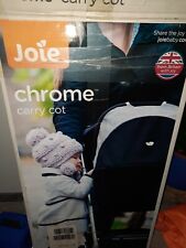 joie chrome carry cot blue kinderwagenwanne 