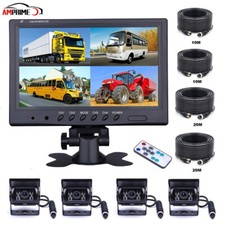 4x Rückfahrkamera mit 9'' und