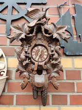 Schöne große Kuckucksuhr mit 8 Tage Werk und Nachtabschaltung