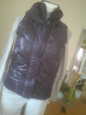 LIVRE ÄRMELLOSE WESTE, Wattiert,Stehkragen,RV,Dunkellila,ohne Kapuze S38/kl.40