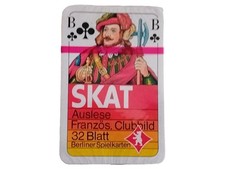 Berliner Spielkarten SKAT Kartenspiel 32 Blatt Traditionell Figuren Porträts