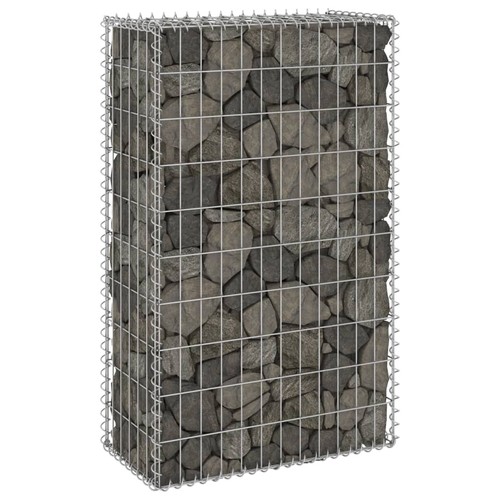 Vidaxl gabionenwand mit - gabionenwand,