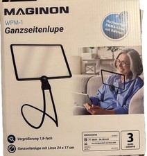 Maginon ganzseitenlupe 8x - ganzseitenlupe, 1,8x