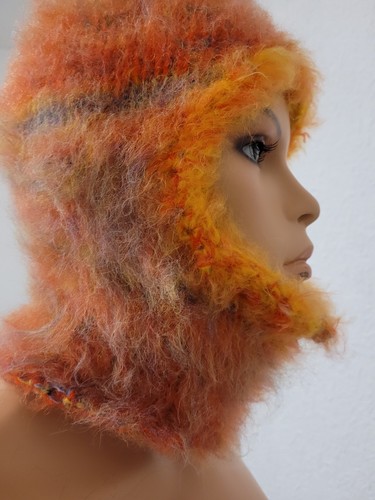 Fuzzy thick balaclava mohair - ,