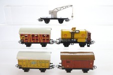 H0 MÄRKLIN D.R.B. 36 374 381 382 386 Kran- ged. Güterwagen Konvolut Blech AC N86