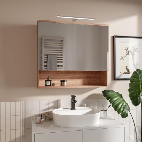 Spiegelschrank bad schwarz led - bad,