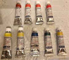 Konvolut 9 Schmincke Horadam Tuben 15ml Aquarellfarben v.a. Preisstufe 3 & PG 4!