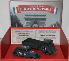 - Renault AHN & Traction Avant Citroen 11 AL -Atlas Editions-Paris-Maßstab 1:43