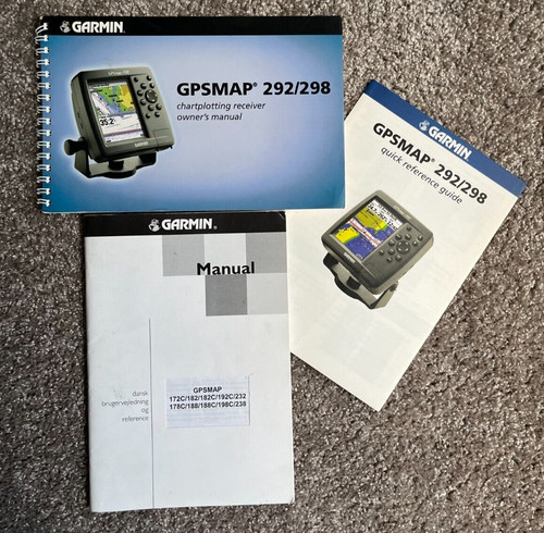Garmin gpsmap 292 - garmin, 292/298