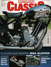 Zeitschrift Motorrad Classic #6 2002 BSA Sloper Mondial Honda CB