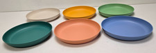 Camping- Kunststoff- Teller * mehrfarbig * 6 Stück  (2904 W2)
