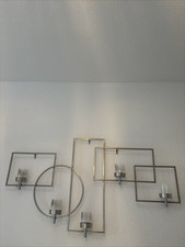 Fink Wandkerzenhalter 5 Flammig Metall Verchromt Gebraucht Sehr Guter Zustand