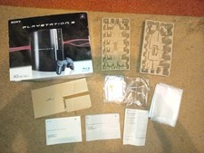 Playstation 3 Ps3 Fat Originalverpackung mit allen Inlays ,Beschreibung ,Tüten